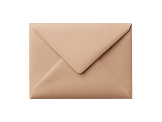 Office equipment brown envelope on cutout background professional workspace minimalist design