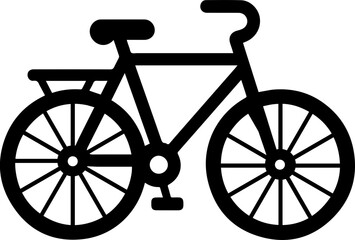 Bicycle Silhouette Icon - Classic City Bicycle