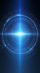 Fototapeta premium Abstract Circle Design, Digital Art