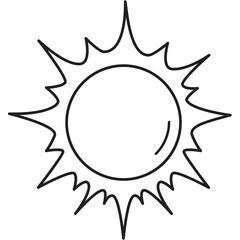 Planet Line Illustration