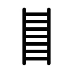 Ladder Icon with Vertical Rails Design