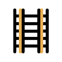 Ladder Icon with Vertical Rails Design