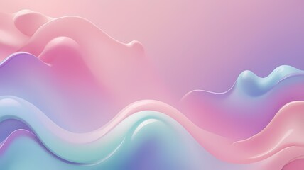 Candy-themed gradient with pastel pinks, purples, and blues, soft and smooth blend