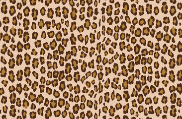 Leopard Print Pattern, Shine Brown