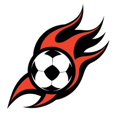 Vector illustration  of  football