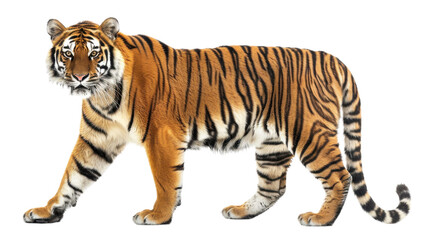 Majestic Tiger Strolling in the Wild