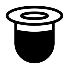 Magic Hat Icon filled style