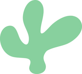 Colorful abstract geometric shapes in flat style on white background, perfect for modern design, kids elements, creative decorations, or trendy retro aesthetics.