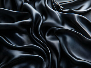 Fototapeta premium Dark Fabric Drape 3D Render