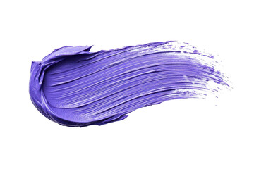 single flat watercolor brush stroke isolated on white background