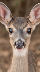 Fototapeta premium Fawn Portrait in Nature