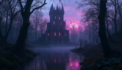 castle in the forest