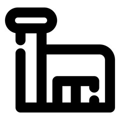 Bus Station icon broken style