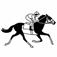 Fototapeta premium vector illustration of a horse