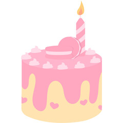 Birthday Cake Illustration