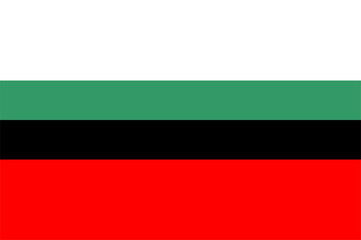 Naklejka premium flag Dabrowa Gornicza, Poland. Polish city, Flag background. Vector illustration