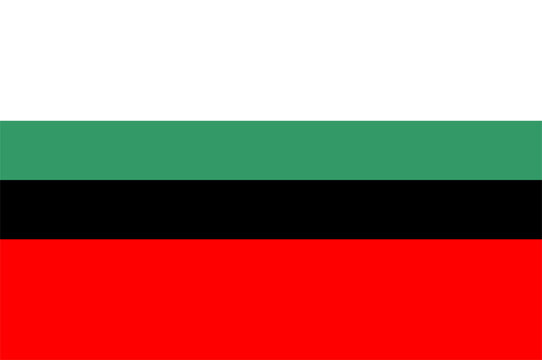 flag Dabrowa Gornicza, Poland. Polish city, Flag background. Vector illustration