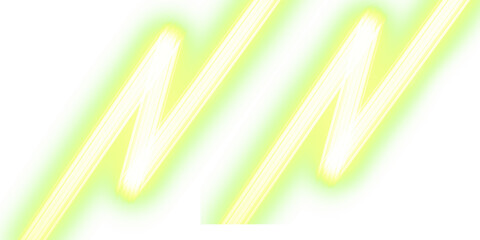 Abstract bright green light effect with glowing zigzag pattern. Energetic and dynamic background perfect for decoration, design, and creative projects. Modern digital style illustration.
