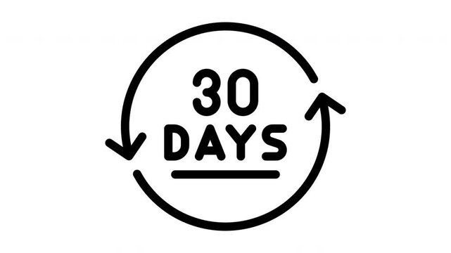 30 days animated icon
