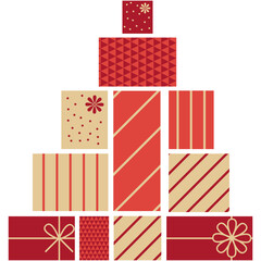 Obraz premium Gift Tower Illustration
