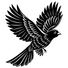 Fototapeta premium Flying birds vector