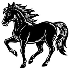 Obraz premium horse vector illustration