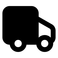 Truck icon filled style