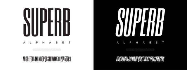 Tall Bold Condensed Display Font Vector for Sport and Urban Headlines