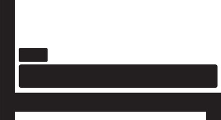 Obraz premium Hospital bed icon, bed icon symbol sleep night hotel motel