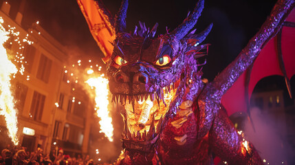 La Patum de Berga, an immersive celebration of Catalan culture, with vibrant processions of papier-m&acirc;ch&eacute; giants and fire-breathing dragons