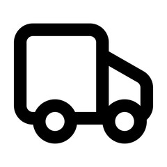 Truck icon outline style