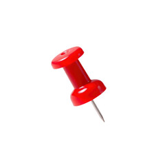 red push pin with transparent background PNG and JPEG image