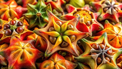 Fototapeta premium Water Caltrop Nuts - Close-up Macro Photography