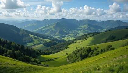 Fototapeta premium mountain landscape in summer