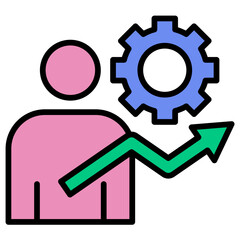 Growth Mindset illustration icon