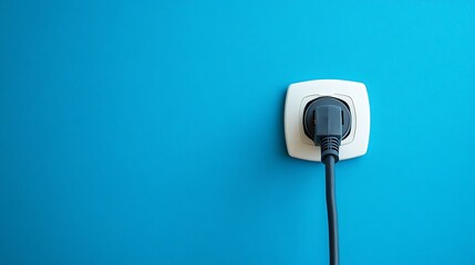 Plug in Blue Wall