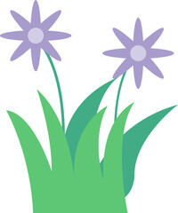 Grass Illustration Design Element Set