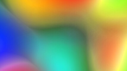 Vibrant abstract gradient background with smooth transitions of green, blue, yellow, orange, and red. Perfect for digital design, wallpapers, web templates, and modern graphic compositions.