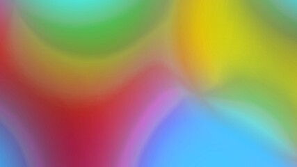 Obraz premium Colorful abstract gradient background with smooth transitions between red, green, yellow, and blue. Perfect for modern design, digital art, creative projects, and web or app UI elements.