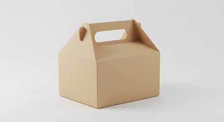 AI Generated - Blank Mockup Food Delivery Packaging box