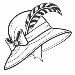 Vector illustrations of a hat
