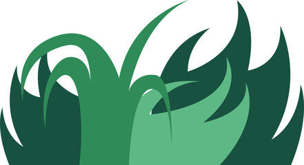 Grass Illustration Design Element Set