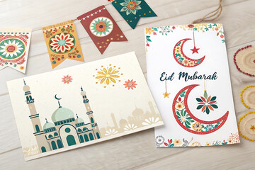 Sheep in front of mosque Eid ul adha islamic Eid ul Adha Mubarak background