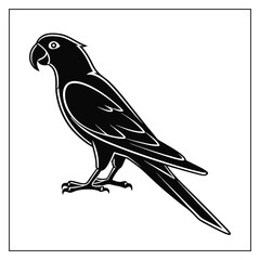 Parrot Bird Silhouette Vector