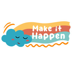 Dreamy Cloud & Rainbow 