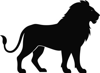 Lion silhouette vector