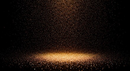 Golden Dust Motes AI Generated