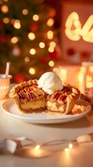 Christmas Pie Slice Dessert