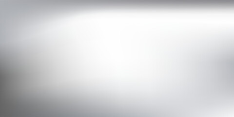 Modern silver metal mirror texture. Chrome gradient surface with light like could background abstract