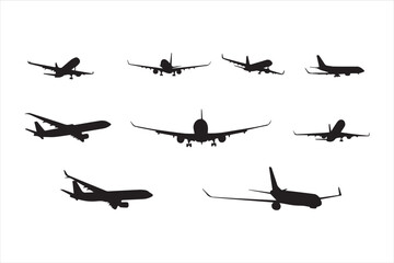  Airplane silhouette